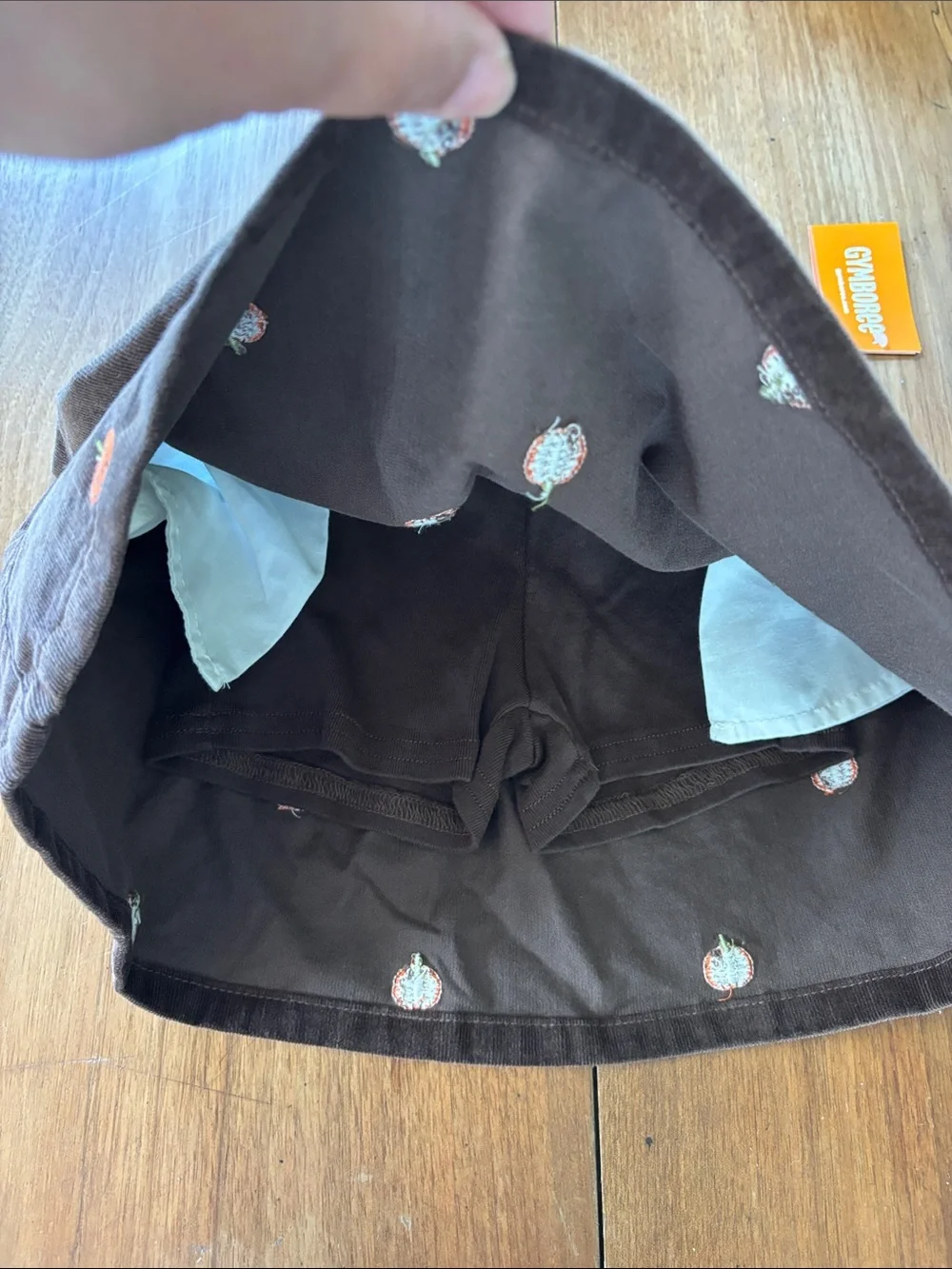NWT Gymboree pumpkin skort 4t